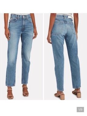 RE/DONE 70s Straight Blue Denim Jeans